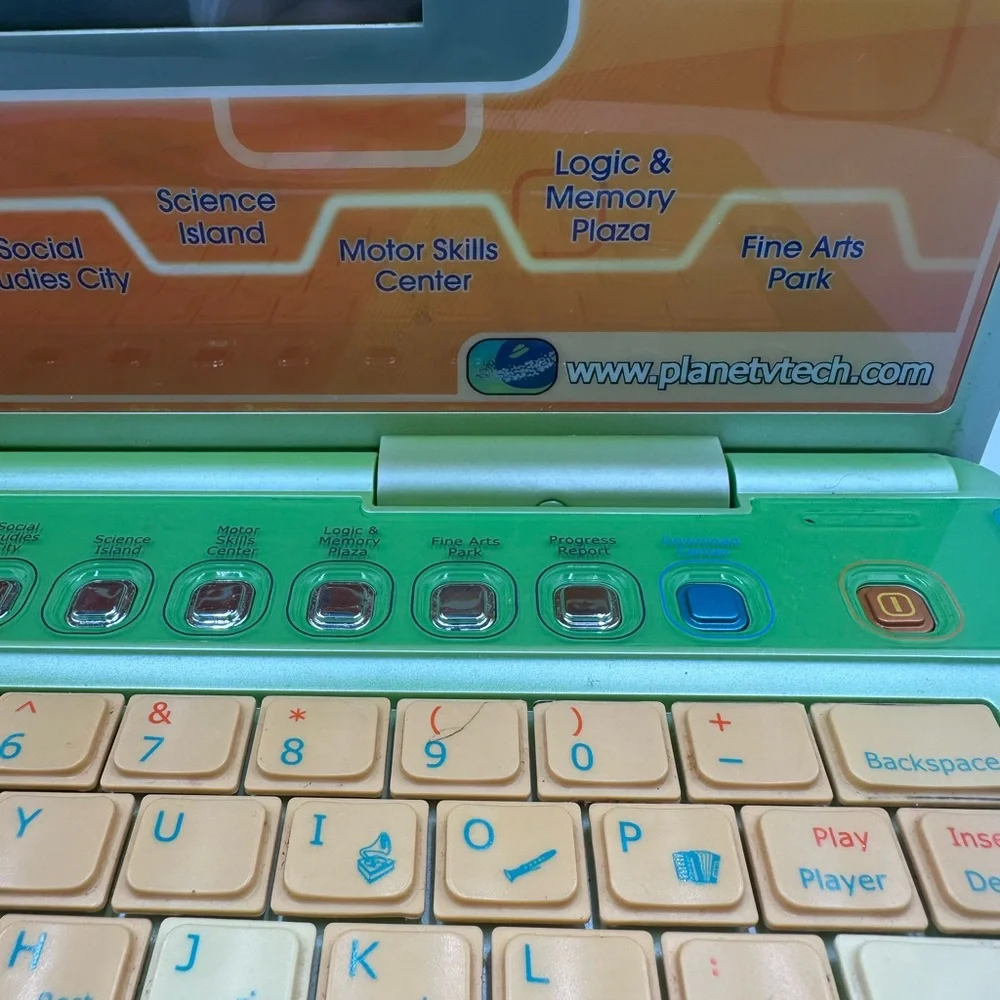 VTech Nitro Vintage Green Working Notebook Laptop Learning School Academic Toy